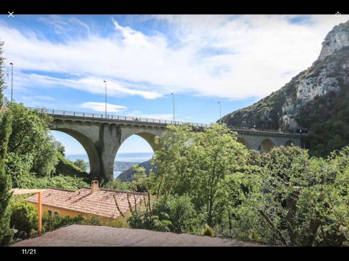 Studio Pied Village Eze - Dans Villa Recente - Parking Gratuit ภายนอก รูปภาพ